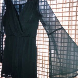 Keith Drapey long sleeve romper green size M